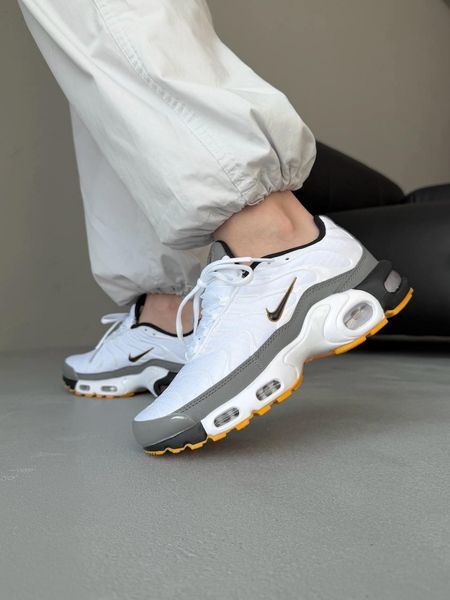 Білі кросівки унісекс Nike Air Max TN White Gray Orange х Ейр Макс ТН Плюс 39 ALL20141 фото