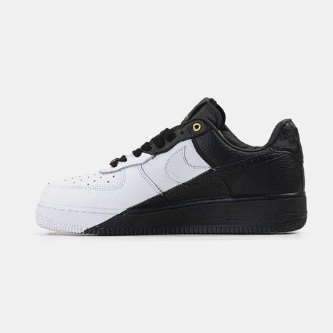 Чорно-білі кросівки унісекс Nike Air Force 1 Low Anniversary Edition Black White х Найк Ейр Форс 36 ALL21180 фото