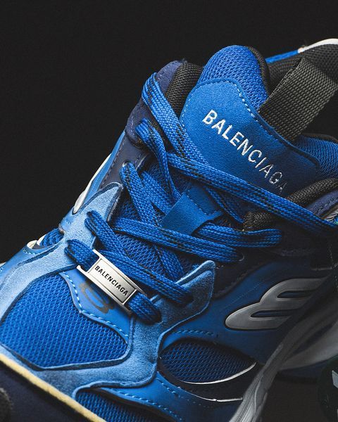 Жіночі сині кросівки Balenciaga Cargo Sneaker in Blue x Баленсіага 36 ALL16822 фото