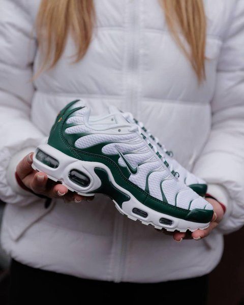 Білі кросівки унісекс Nike Air Max Tn x Lacoste Green White х Ейр Макс 38 ALL15781 фото