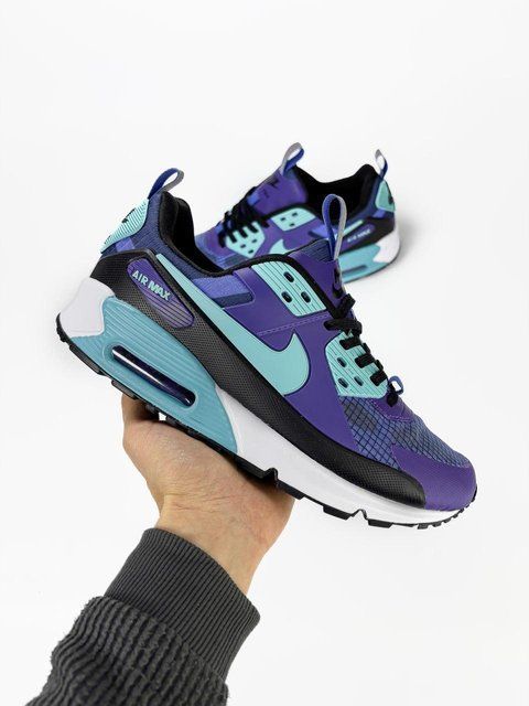 Чоловічі сині кросівки Nike Air Max 90 Drift Purple Blue х Ейр Макс 40 ALL20615 фото