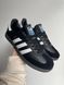 Чорні кросівки унісекс Adidas Samba Vegan Black White Самба 36 ALL16323 фото 1