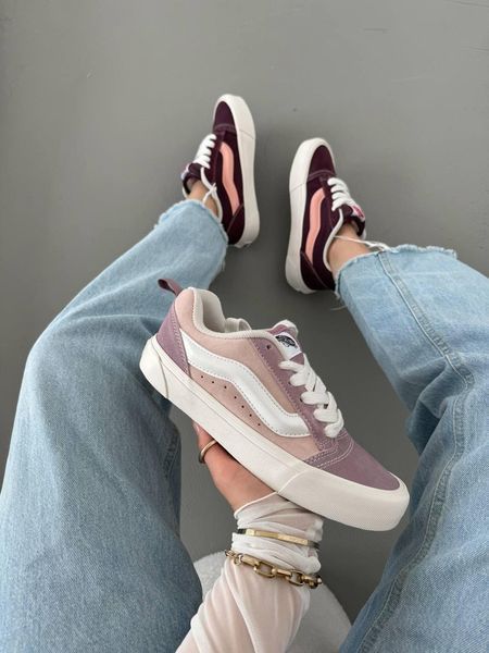 Лілові кеди Vans KNU Plarform Pink Lilac х Ванс 37 ALL16566 фото