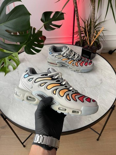 Сірі кросівки унісекс Nike Air Max Plus Drift Light Smoke Grey Multicolor х Ейр Макс ТН 41 ALL16652 фото