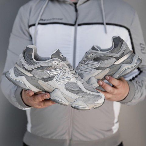 Сірі кросівки унісекс New Balance 9060 Grey х Нью Беланс 38 ALL16836 фото