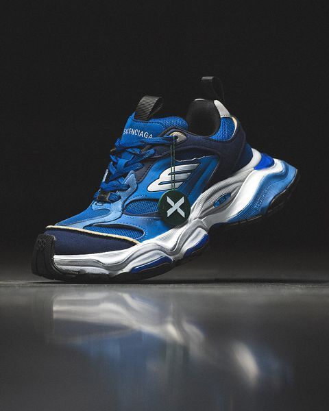 Жіночі сині кросівки Balenciaga Cargo Sneaker in Blue x Баленсіага 37 ALL16822 фото