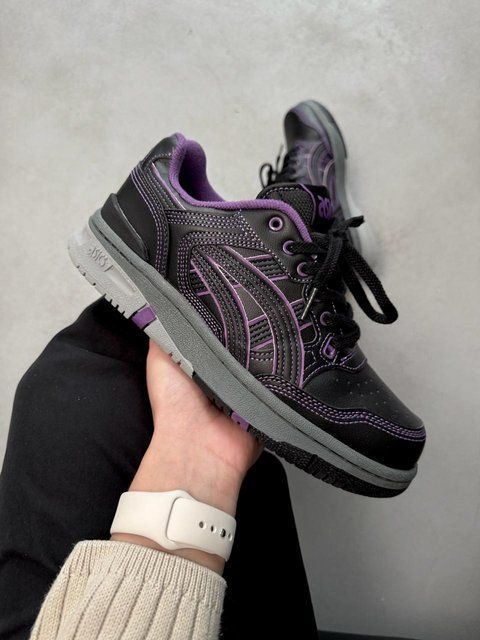Чоловічі чорні кросівки Asics EX89 Black Violet х Асікс 42 ALL17711 фото