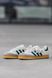 Бежеві кросівки замшеві Adidas Samba White Green x Адідас Самба 36 ALL12519 фото 9
