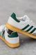 Бежеві кросівки замшеві Adidas Samba White Green x Адідас Самба 36 ALL12519 фото 7
