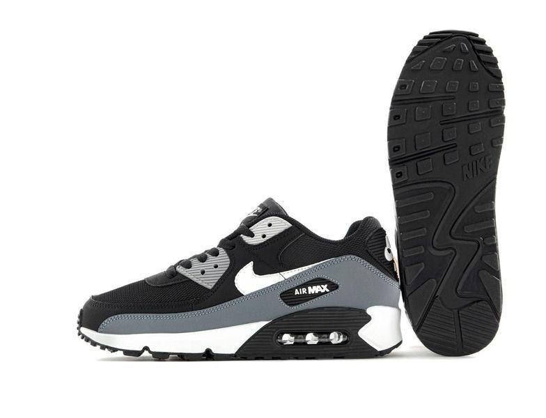 Чоловічі чорні кросівки Nike Air Max 90 Black Grey х Ейр Макс 41 ALL08249 фото