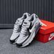 Сірі кросівки унісекс Nike Air Max 90 Grey Black White х Ейр Макс 40 ALL20407 фото 10