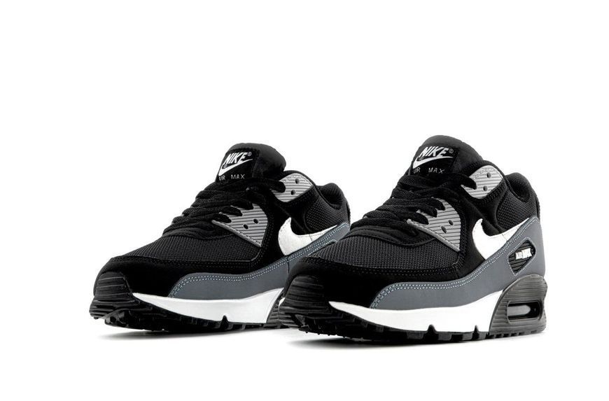 Чоловічі чорні кросівки Nike Air Max 90 Black Grey х Ейр Макс 41 ALL08249 фото