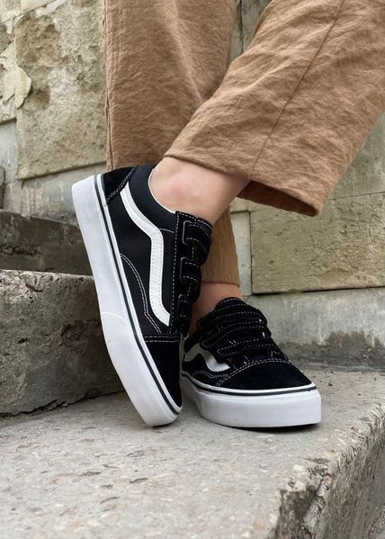 Чорні кеди Vans Old Skool Black White х Ванс 38 ALL12238 фото