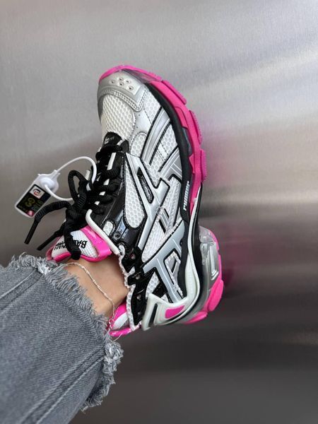 Білі кросівки Balenciaga Runner Trainer White Grey Pink x Баленсіага Раннер 36 ALL15801 фото