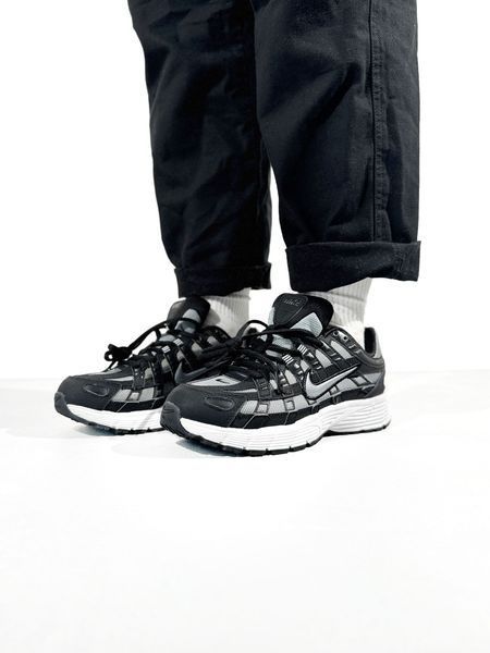 Чорні кросівки унісекс Nike P-6000 Black White х Найк 36 ALL14806 фото