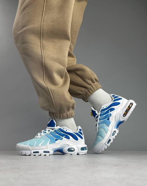 Жіночі білі кросівки Nike Air Max Plus TN White Blue х Ейр Макс ТН 36 ALL19621 фото